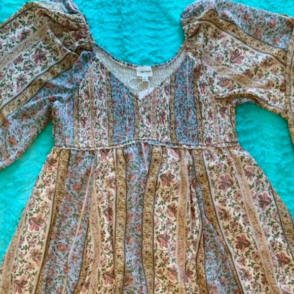 Heyson Floral Smocked Mini Dress Women's 2X NWT - Picture 6 of 7
